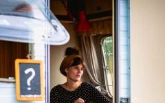 Boekenmarkt in het kerkje van Den Horn